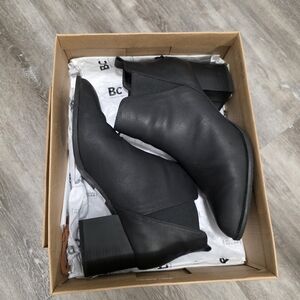 BC Footwear Black Ankle Boots